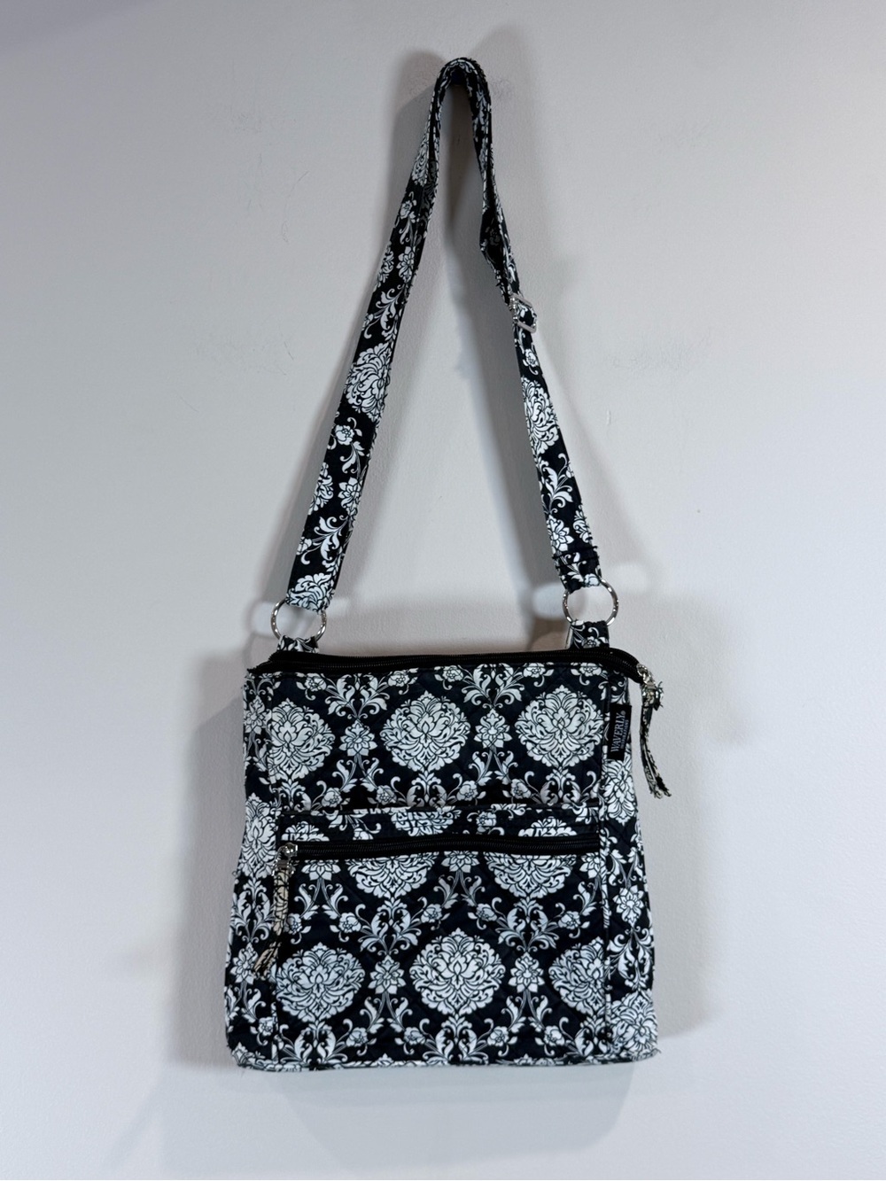 🔥Waverly Black & White Patterned Crossbody Bag EC🔥